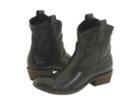 Frye Carson Shortie (black Leather) Cowboy Boots