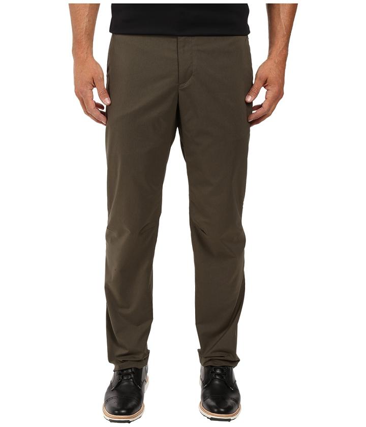Nike Tiger Woods Adaptive Fit Woven Pants (cargo Khaki/reflect Black) Men's Casual Pants