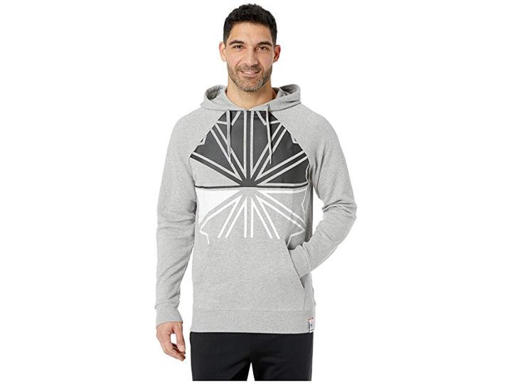 Reebok Reebok Classics Starcrest Hoodie (medium Grey Heather) Men's Clothing