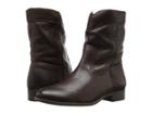 Frye Cara Roper Short (chocolate Soft Pebbled Full Grain) Women's Pull-on Boots