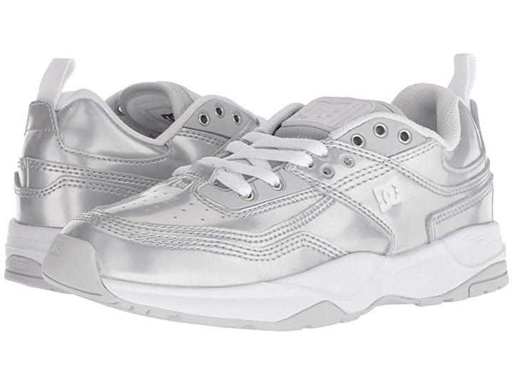 Dc E.tribeka Women's (metallic Silver) Women's Skate Shoes