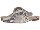 Steve Madden Trace-b Flat Mule (natural Snake) Women's Shoes
