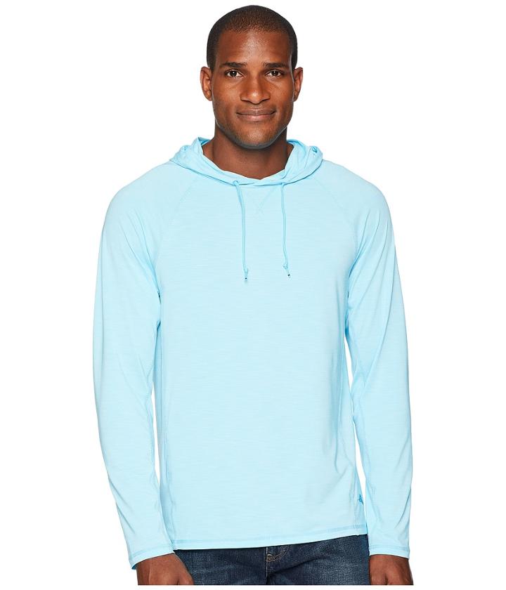 Tommy Bahama Ocean Tides Performance Hoodie (bowtie Blue) Men's Clothing