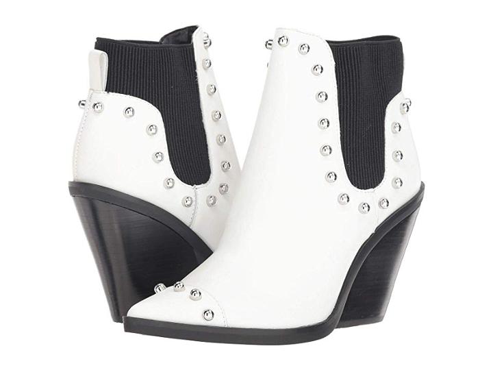 Nine West Zoneout (white/black Leather) Women's Shoes