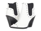 Nine West Zoneout (white/black Leather) Women's Shoes