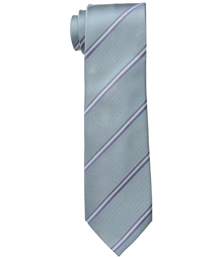 Kenneth Cole Reaction Perfect Stripe (mint) Ties