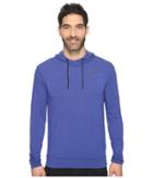 Nike Dry Training Hoodie (deep Royal Blue/black) Men's Sweatshirt