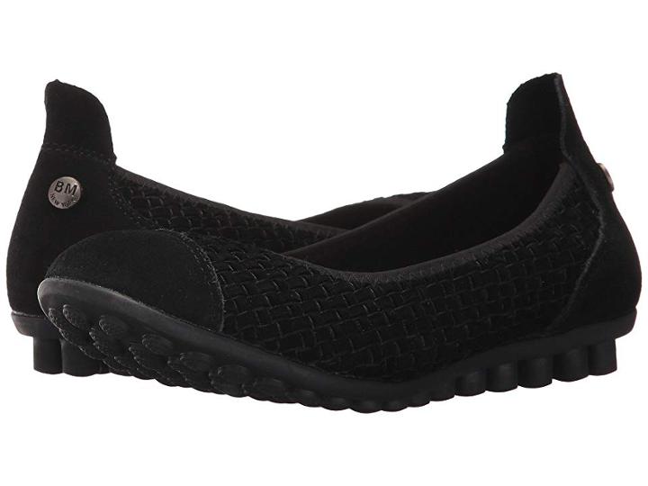 Bernie Mev. Bella Me (black Velvet) Women's Flat Shoes