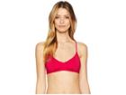 Volcom Simply Seam V-neck Crop Top (true Red) Women's Swimwear