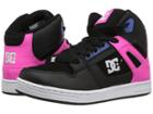 Dc Kids Rebound Se Glow (little Kid/big Kid) (pink/black) Girls Shoes