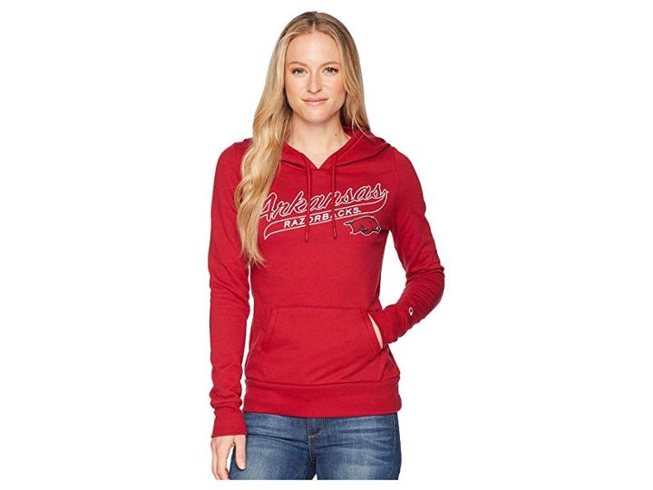 Champion College Arkansas Razorbacks Eco University Fleece Hoodie (cardinal) Women's Sweatshirt