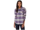 Mountain Hardwear Karseetm Long Sleeve Shirt (cosmos Purple) Women's Long Sleeve Button Up