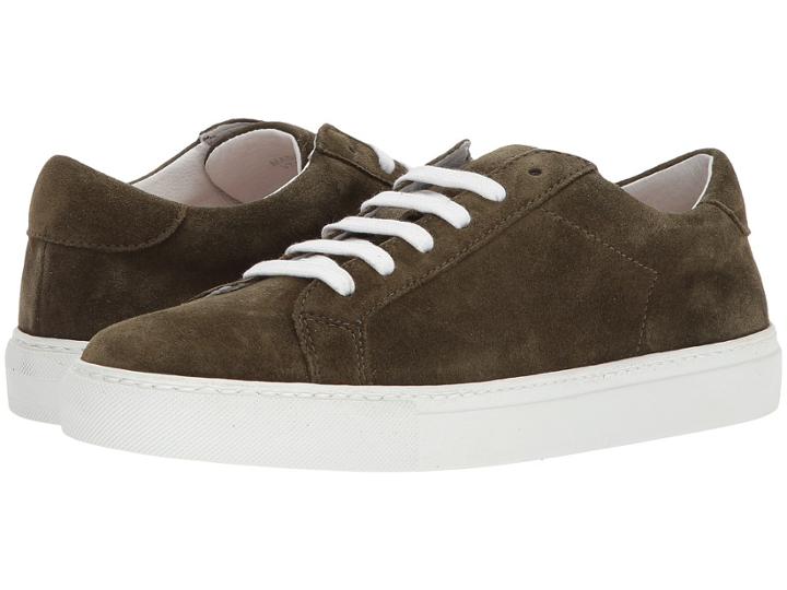 Eleventy Suede Sneaker (green) Men's Shoes
