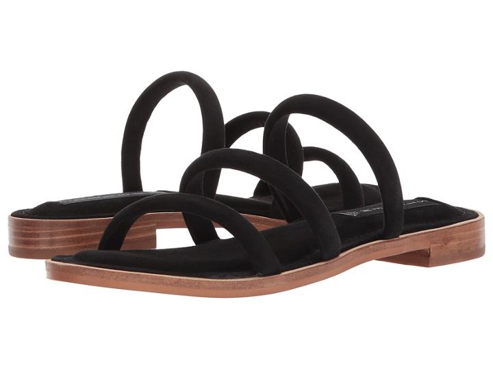 Steven Cocoa (black Suede) Women's Sandals