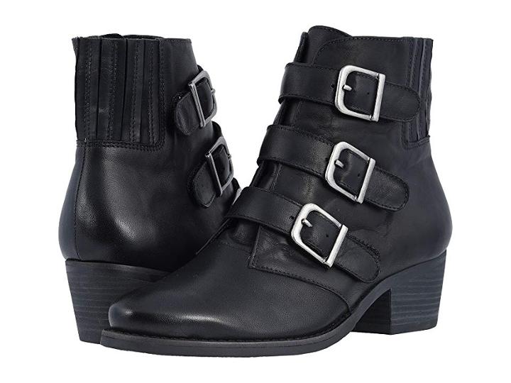 Walking Cradles Graham (black Rustic Leather) Women's Boots