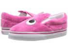 Vans Kids Slip-on Friend (infant/toddler) ((party Fur) Magenta/true White) Girls Shoes