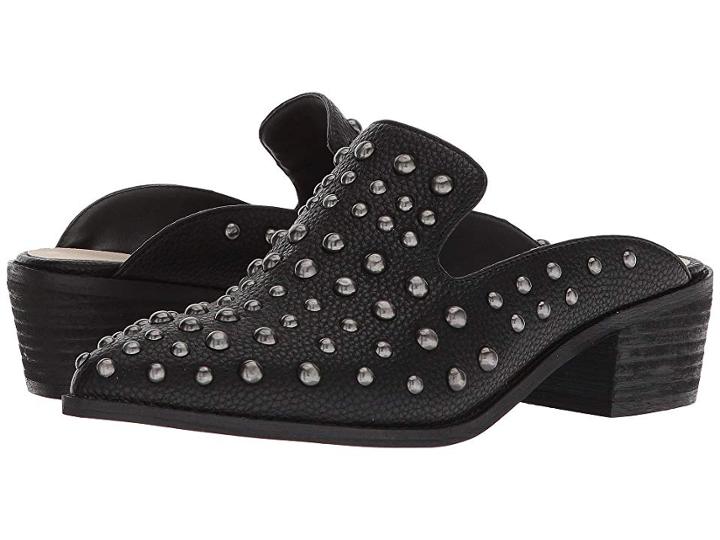Chinese Laundry Mollie Mule (black Tumble Pu) Women's 1-2 Inch Heel Shoes
