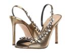 Nina Deanne (antique Gold Metallic Fabric) High Heels