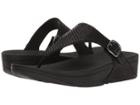 Fitflop The Skinny (black Snake) Women's Sandals