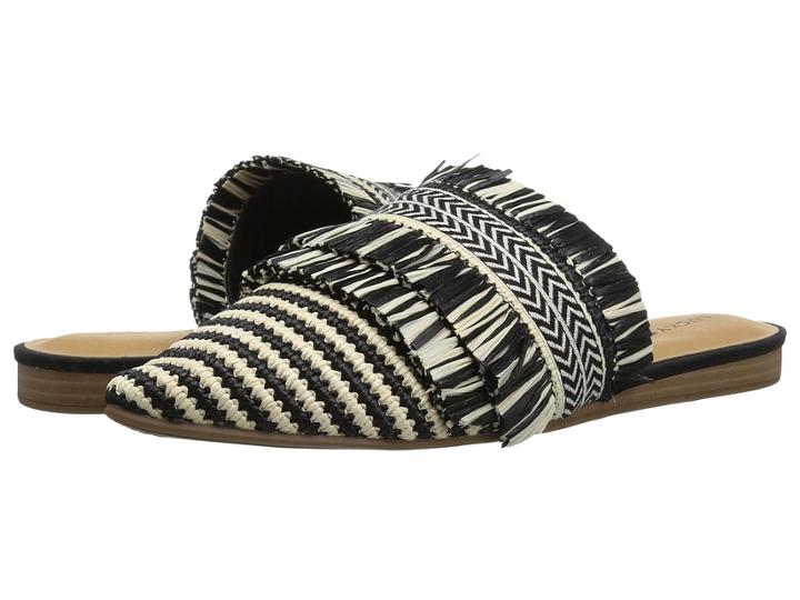 Lucky Brand Baoss (black/natural Plwvtp) Women's Flat Shoes