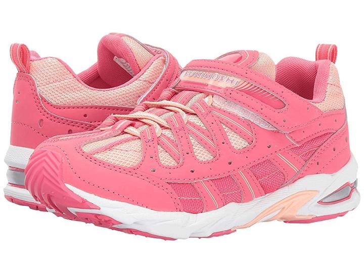 Tsukihoshi Kids Speed (little Kid/big Kid) (coral/peach) Girls Shoes