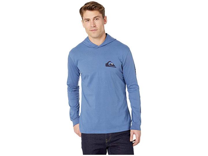 Quiksilver Vice Versa Hoodie Ii (bijou Blue) Men's Sweatshirt