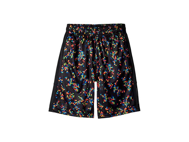 Under Armour Kids Instinct Printed Shorts (big Kids) (black/black/black) Boy's Shorts