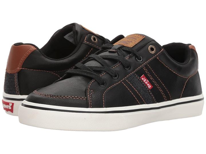 Levi's(r) Shoes Turner Nappa (little Kid/big Kid) (black/tan) Men's  Shoes