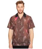 Dbyd Printed Bowling Shirt (brown) Men's Clothing