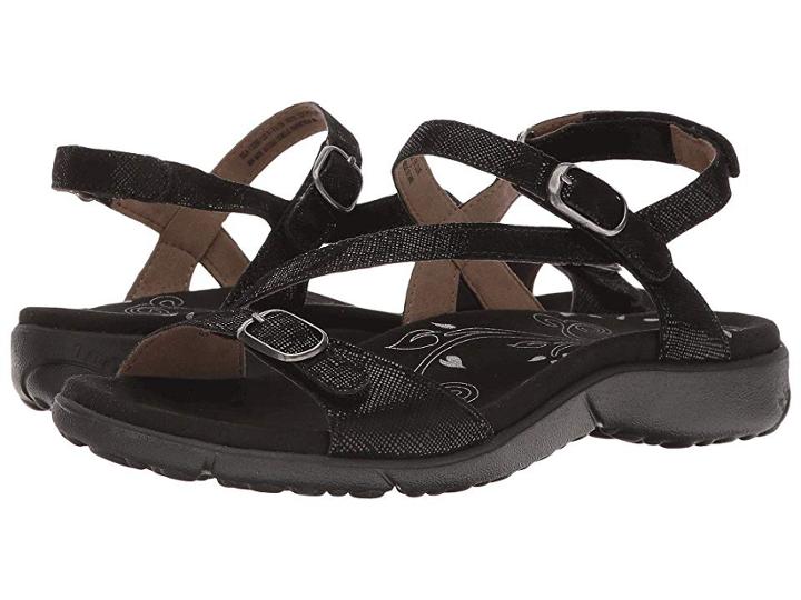 Taos Footwear Beauty (black Printed Leather) Women's  Shoes