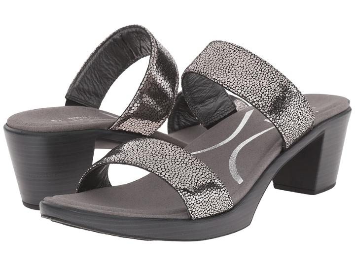 Naot Fate (silver Pebble Leather) Women's Sandals