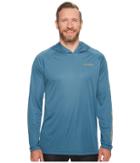 Columbia Big Tall Terminal Tackle Hoodie (blue Heron/dark Banana Logo) Men's Sweatshirt