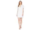 Kenneth Cole New York V-neck Tuck Dress (white) Women's Dress