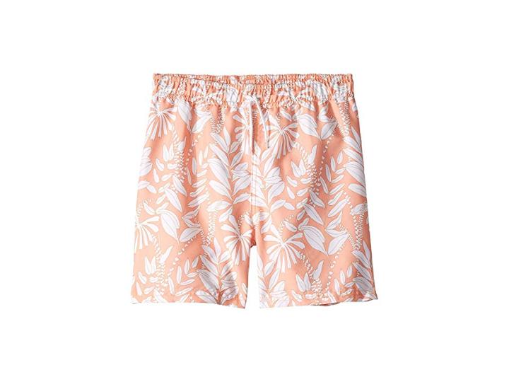 Janie And Jack Swim Shorts (toddler/little Kids/big Kids) (orange) Boy's Swimwear