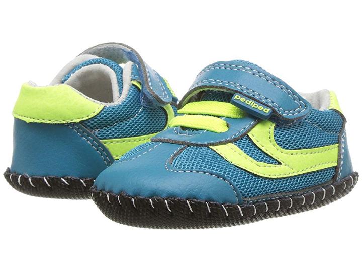 Pediped Cliff Original (infant) (aque/lime) Boy's Shoes