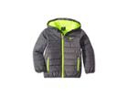 Nike Kids Quilted Jacket (little Kids) (dark Gray) Boy's Coat