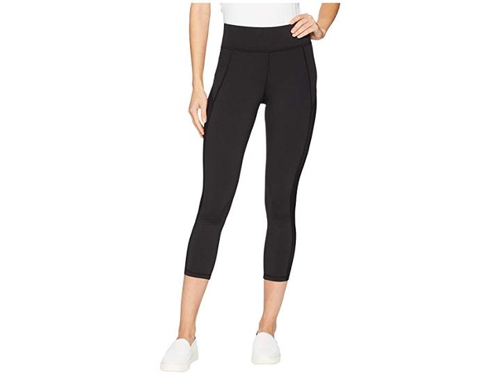 Michi Stardust Crop Leggings (black) Women's Casual Pants