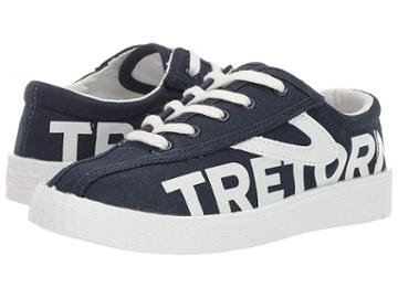 Tretorn Kids Nylite Insignia (little Kid/big Kid) (navy/white) Kid's Shoes