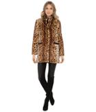 Via Spiga Jaguar Faux Fur Coat (jaguar) Women's Coat