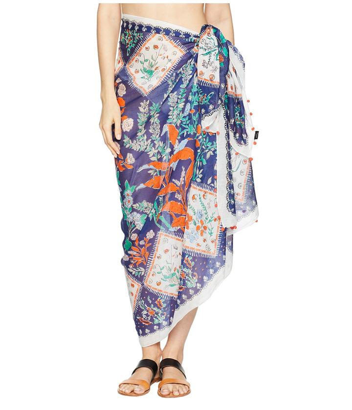 Echo Design Coral Sea Pareo Wrap (navy) Scarves