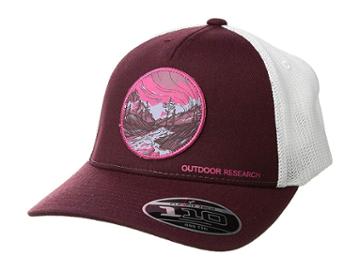 Outdoor Research Alpenglow Trucker Cap (pinot) Caps