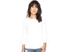 Kensie Stretchy Crepe Tees Top Ks3k3387 (white) Women's T Shirt