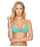 L*space Sensual Solids Flynn Top (spearmint) Women's Swimwear