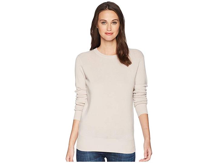 Vince Slit Back Long Sleeve (sandstone) Women's Long Sleeve Pullover