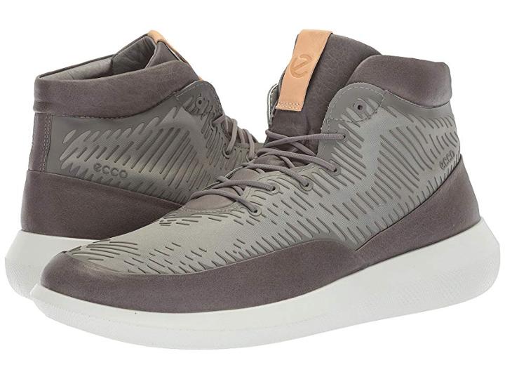 Ecco Scinapse Premium High (wild Dove) Men's Lace Up Casual Shoes