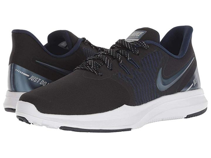 Nike In-season Tr 8 Premium (black/metallic Armory Navy/college Navy) Women's Cross Training Shoes