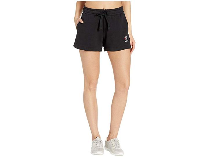 Reebok Classics French Terry Shorts (black/white) Women's Shorts