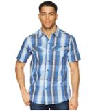Columbia Silver Ridgetm Multi Plaid S/s Shirt (azul Multi Plaid) Men's Short Sleeve Button Up