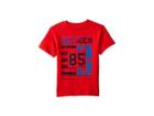 Tommy Hilfiger Kids All-american Graphic Tee (toddler/little Kids) (ripe Tomato) Boy's T Shirt