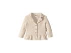 Janie And Jack Quilted Blazer (infant) (oatmeal) Girl's Jacket